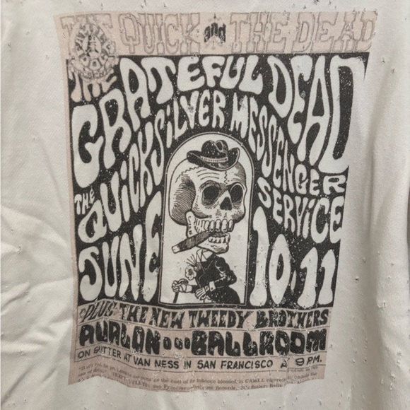 Grateful Dead distressed long sleeve sweatshirt - Picture 2 of 3